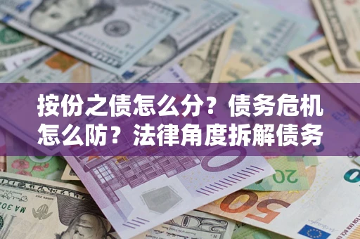 济南按份之债怎么分？债务危机怎么防？法律角度拆解债务分配与风险自保指南