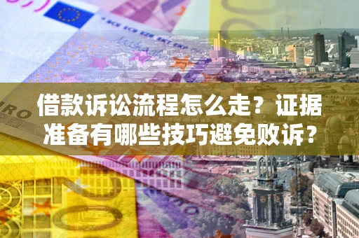 济南借款诉讼流程怎么走？证据准备有哪些技巧避免败诉？