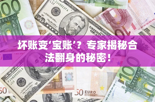 济南坏账变‘宝账’？专家揭秘合法翻身的秘密！