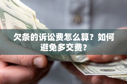 济南欠条的诉讼费怎么算？如何避免多交费？