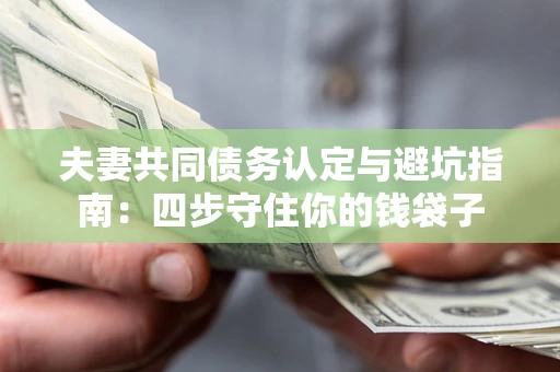 济南夫妻共同债务认定与避坑指南：四步守住你的钱袋子
