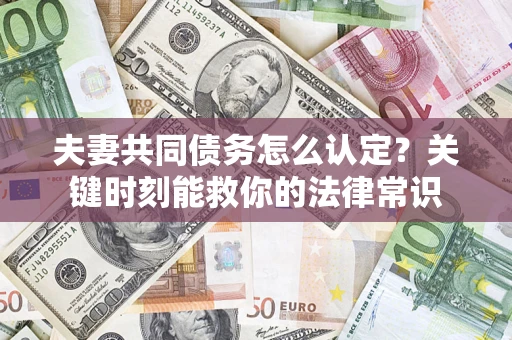 济南夫妻共同债务怎么认定？关键时刻能救你的法律常识
