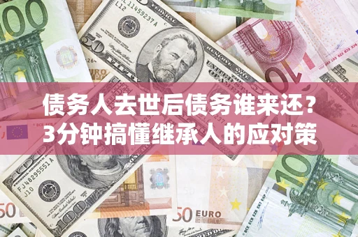 济南债务人去世后债务谁来还？3分钟搞懂继承人的应对策略
